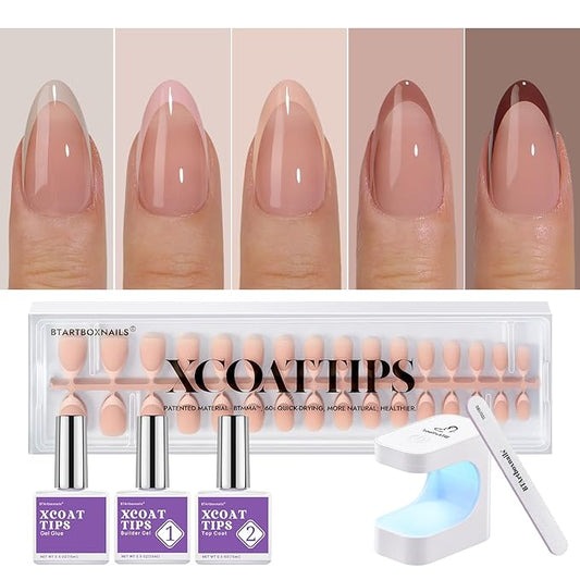 BTArtboxnails XCOATTIPS French Gel Nails Kit